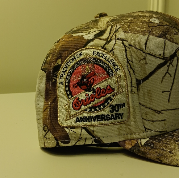 New Era x Real Tree LIMITED EDITION 2024 Arctic Camo Orioles Fitted 7 1/4 - Picture 2 of 5
